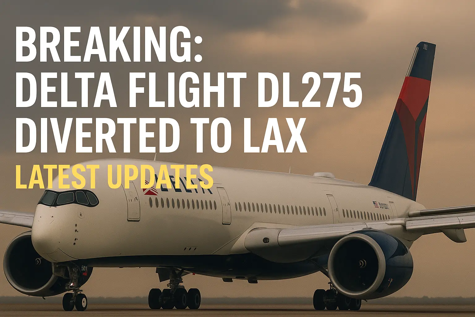 delta flight dl275 diverted lax