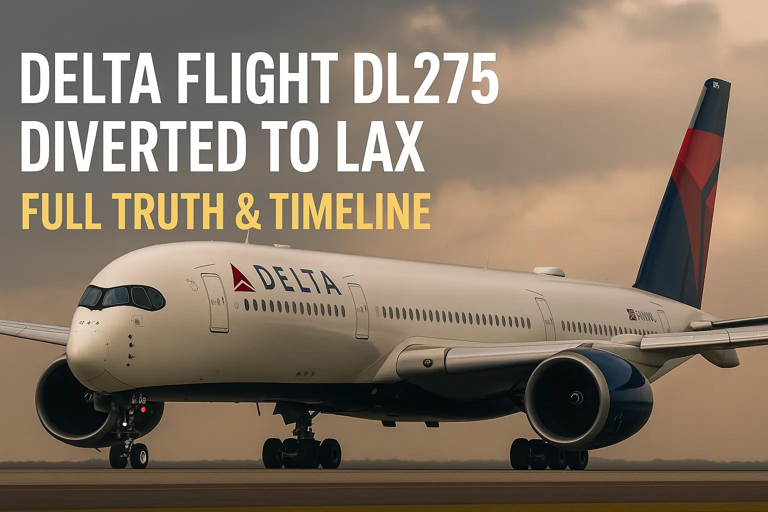 delta flight dl275 diverted lax