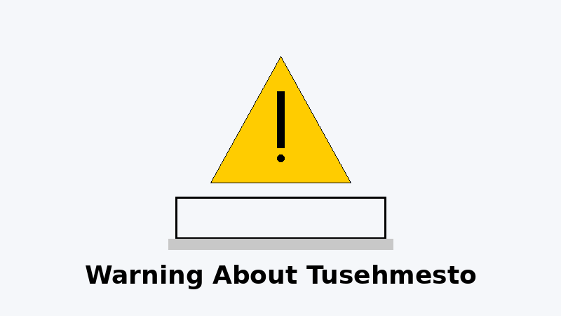 warning about tusehmesto